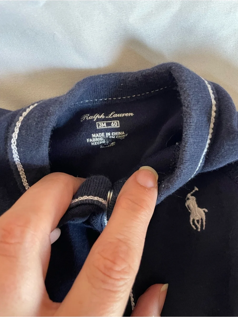 Baby 3 months Ralph Lauren sleeper
